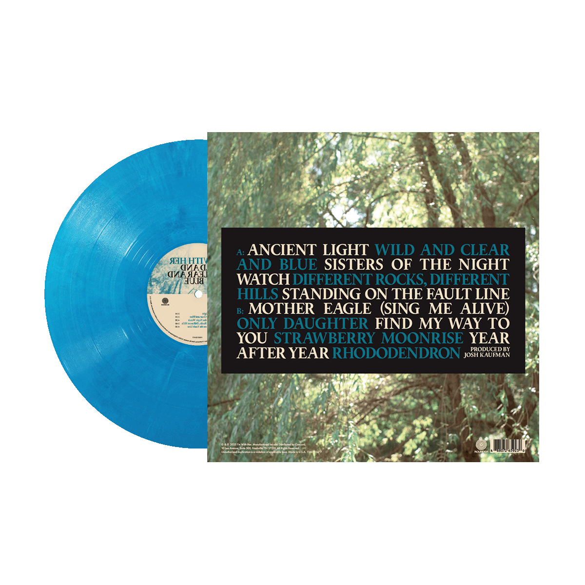 Wild and Clear and Blue Eco-Mix Blue Vinyl