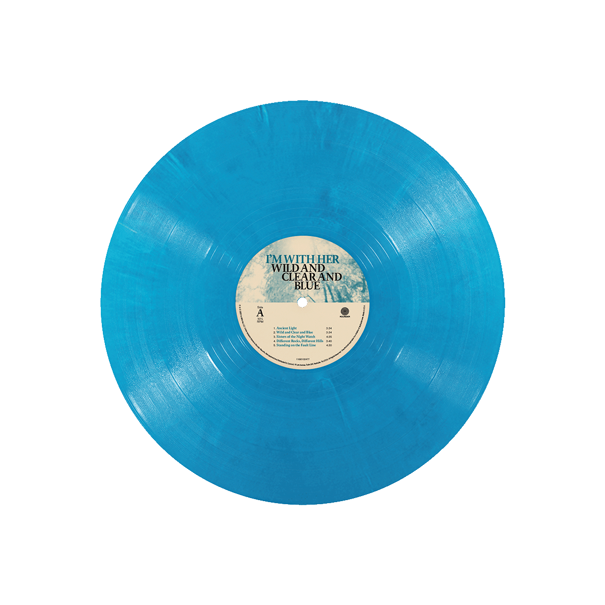 Wild and Clear and Blue Eco-Mix Blue Vinyl