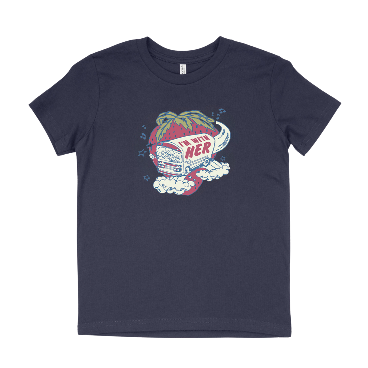 Strawberry Bus Kids Tee