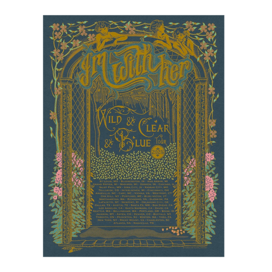 2025 Tour Poster Dark Blue (Signed)